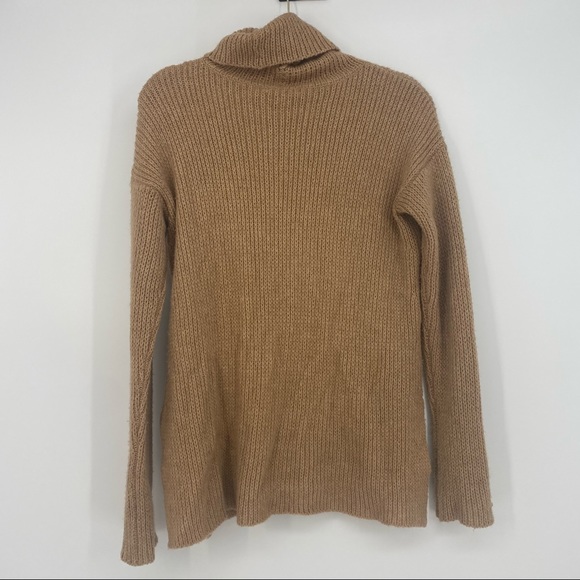 Calypso St. Barth Camel Turtleneck Sweater - Picture 7 of 11